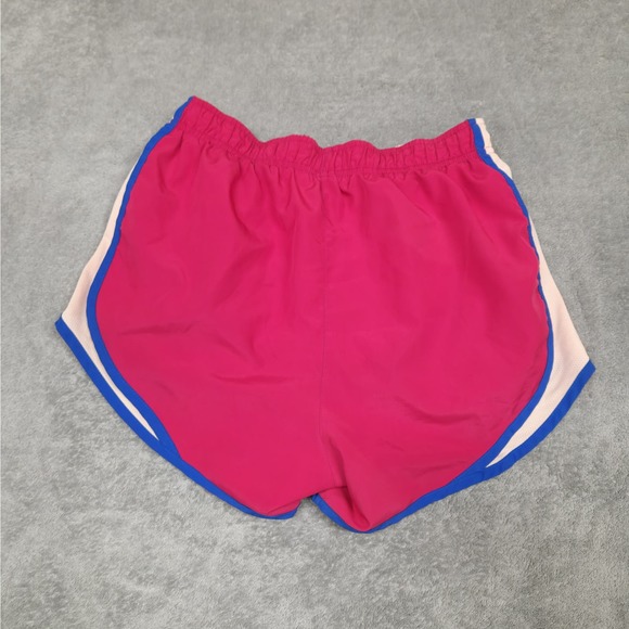 Nike Women's Dri-Fit Hot Pink Blue Athletic Short Shorts Size Small - Picture 2 of 5